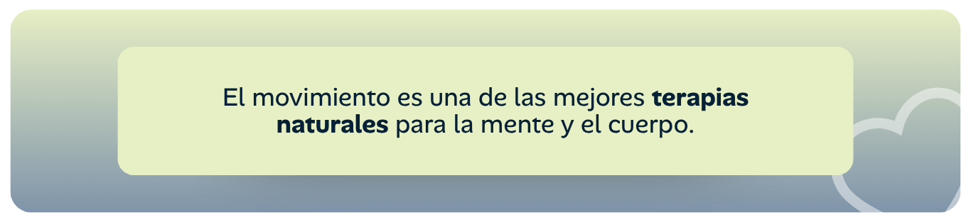 Menopausia y Salud Mental: El movimiento es una de las mejores terapias naturales para la mente y el cuerpo.