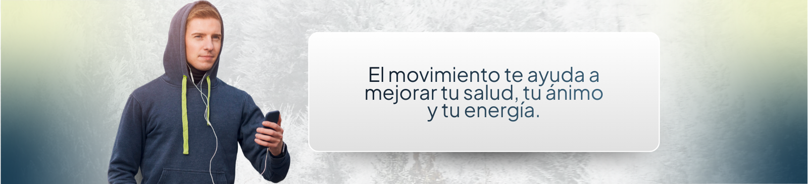 El movimiento te ayuda a mejorar tu salud, tu ánimo y tu energía.