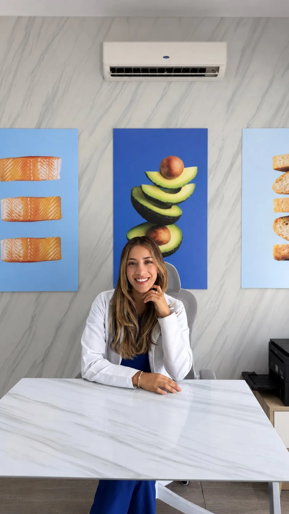Consulta de nutrición en las instalaciones de Optimum