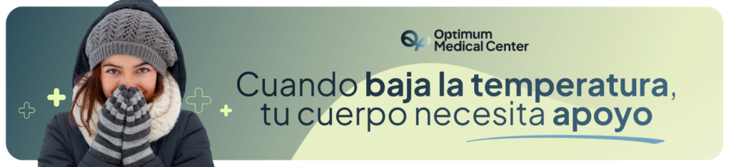 Cuando baja la temperatura, tu cuerpo necesita apoyo.