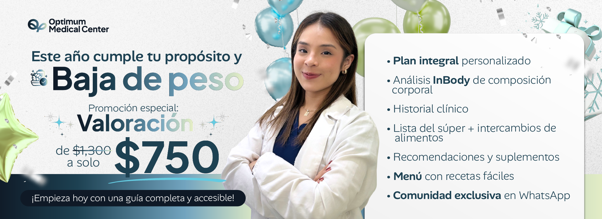 Consulta de nutrición en Monterrey por $750